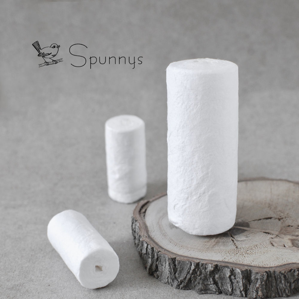 Spun Cotton Roll and Disc blanks for DIY Crafts - SPUNNYS